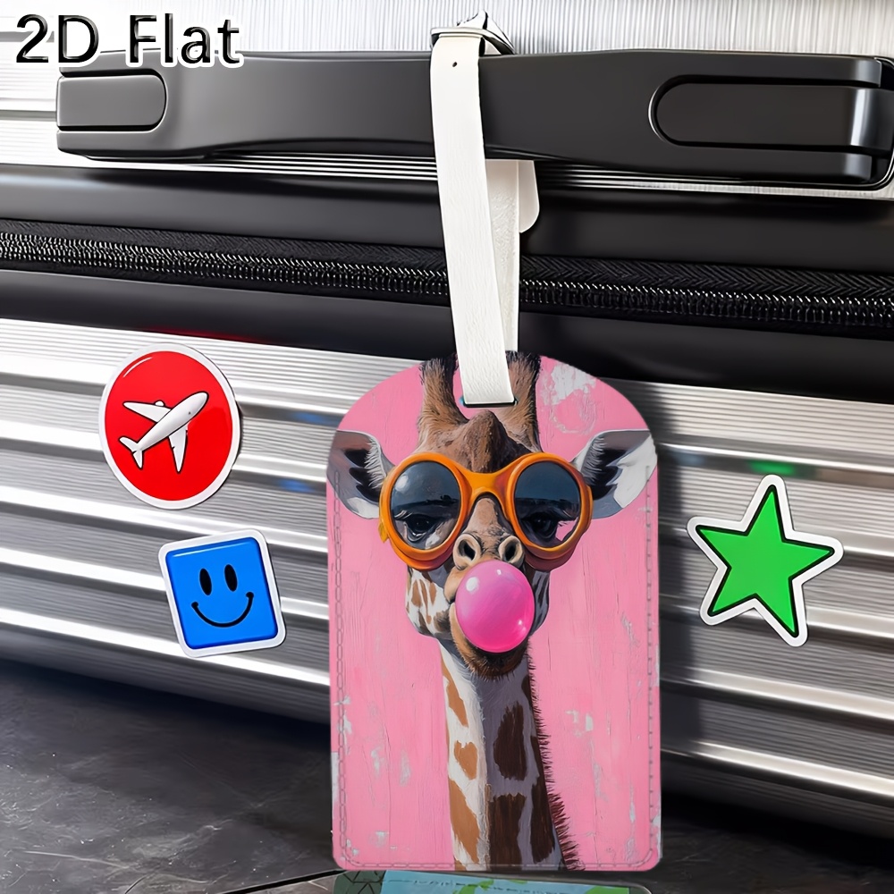 Cute Giraffe Luggage Tag Trave - đánh giá và giá Label Maker