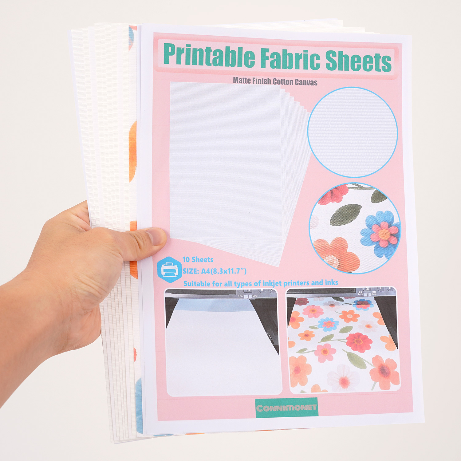 5pcs/10pcs Printable White Cot - đánh giá và giá Commercial Fabric Printing Machine
