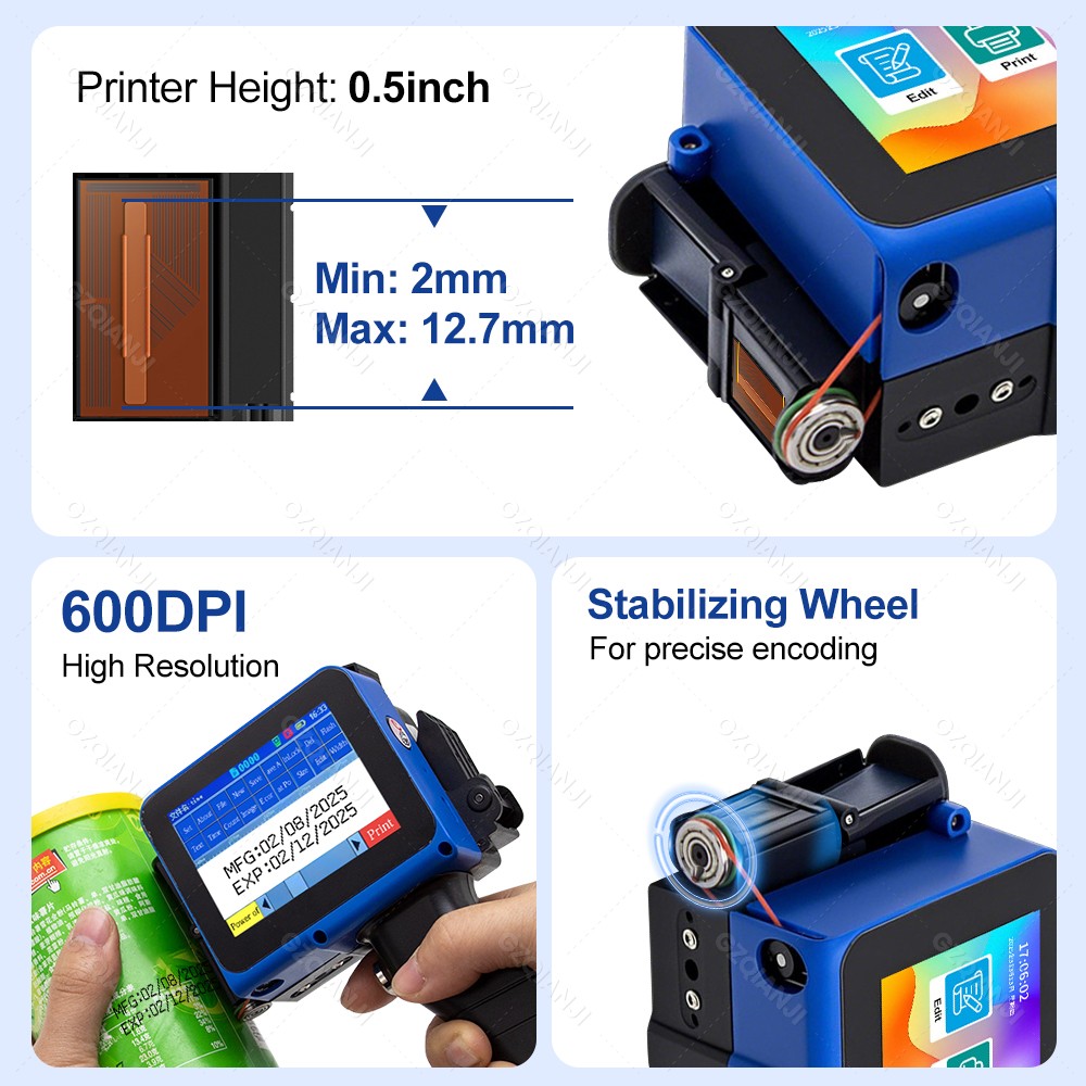 12.7mm Label Inkjet Printer Ha - đánh giá và giá Commercial Fabric Printing Machine